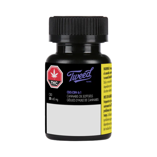 Tweed CBD:CBN 6:1 Capsules 30 cps