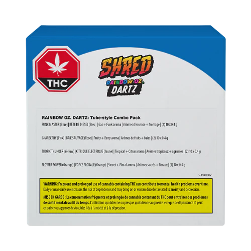 SHRED Rainbow Oz Dartz Pre-Roll