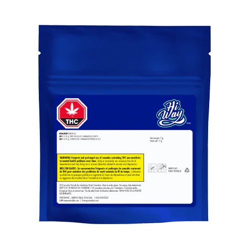 Hiway Roadies Indica Pre-Roll x20