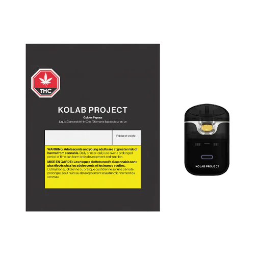 Kolab Golden Papaya Liquid Diamonds Disposable Vape