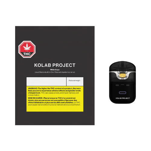 Kolab White Grape Liquid Diamonds Disposable Vape