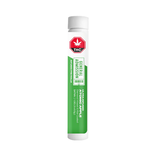 General Admission Atomic Apple Diamond Infused Pre-Roll Concentrates